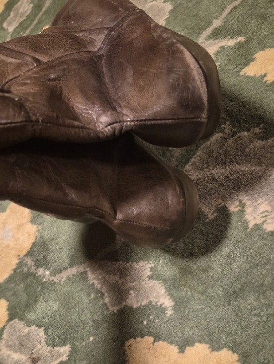 Kenneth Cole Brown Leather Ankle Boots with Buckle Detail main image 5